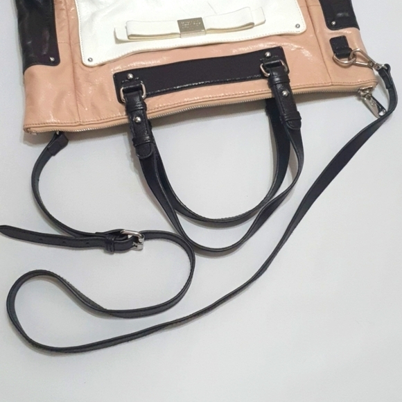 Badgley Mischka three-toned Crossbody shoulder Bag - Picture 8 of 9